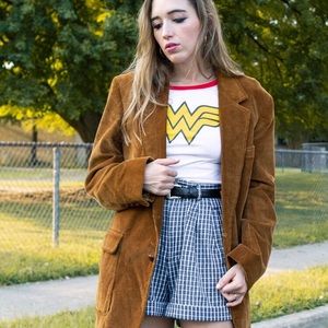 Vintage 90s Plaid Shorts